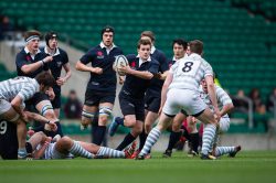 George Eyre plays Oxford University rugby